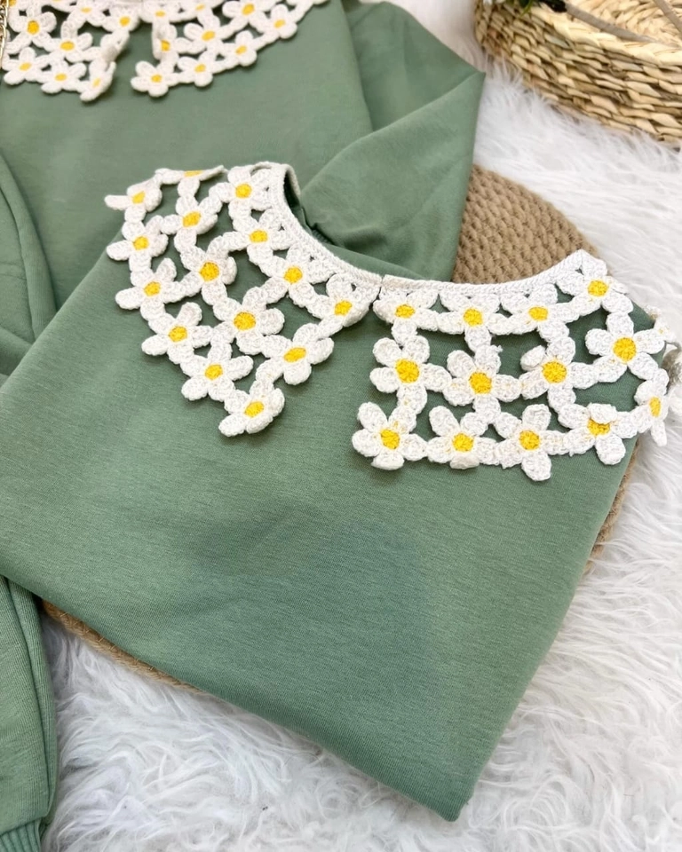 Conjunto moletom Coroa de Flor - 4