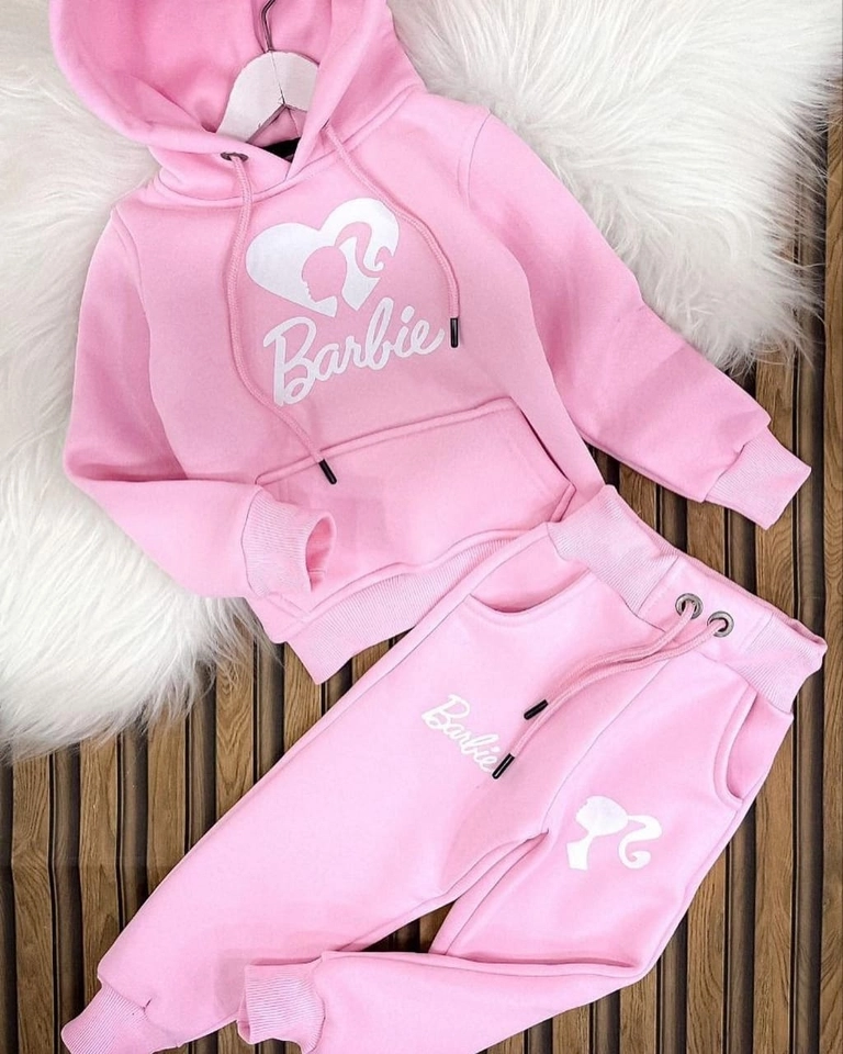 Conjunto moletom Barbie Menina  - 2