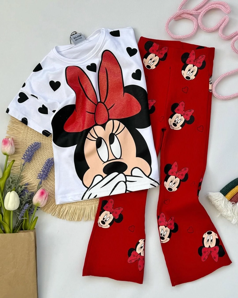 Conjunto verão Minnie red - 1