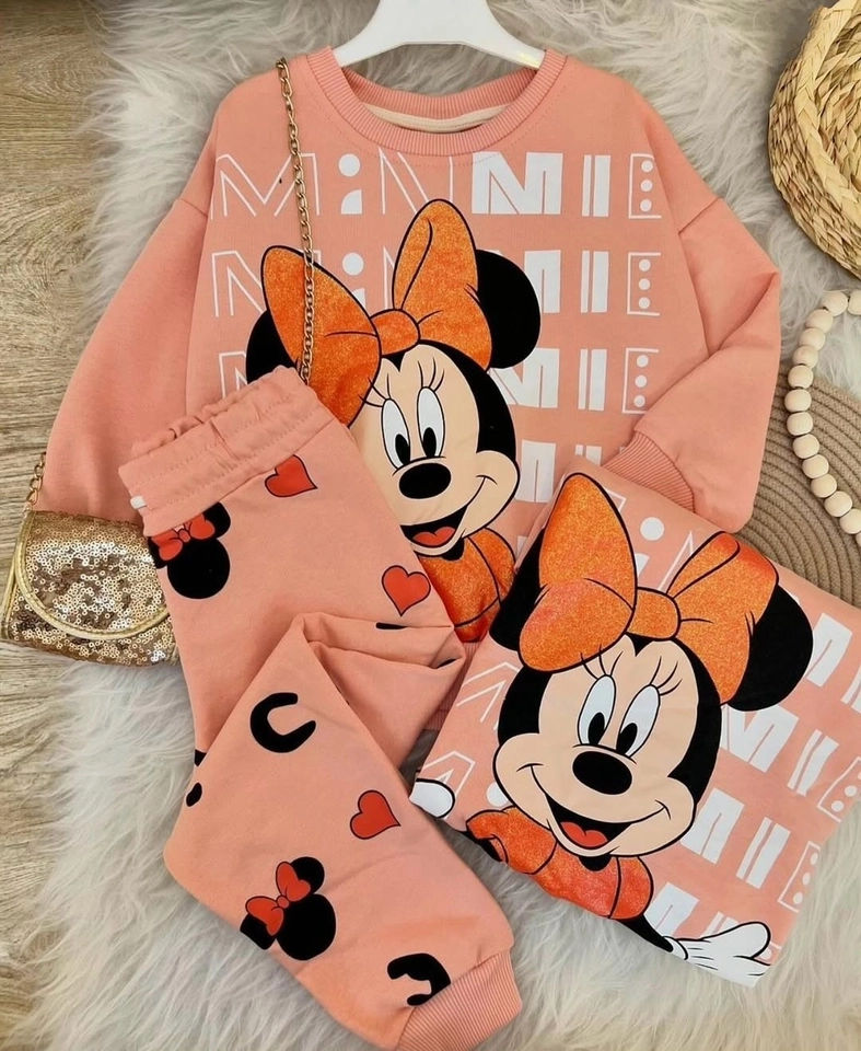 Conjunto Moletom Minnie Salmon - 1