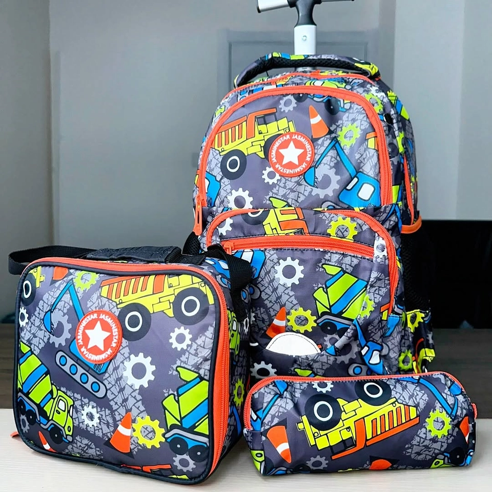 Kit mochila escolar 3 peças  - 1