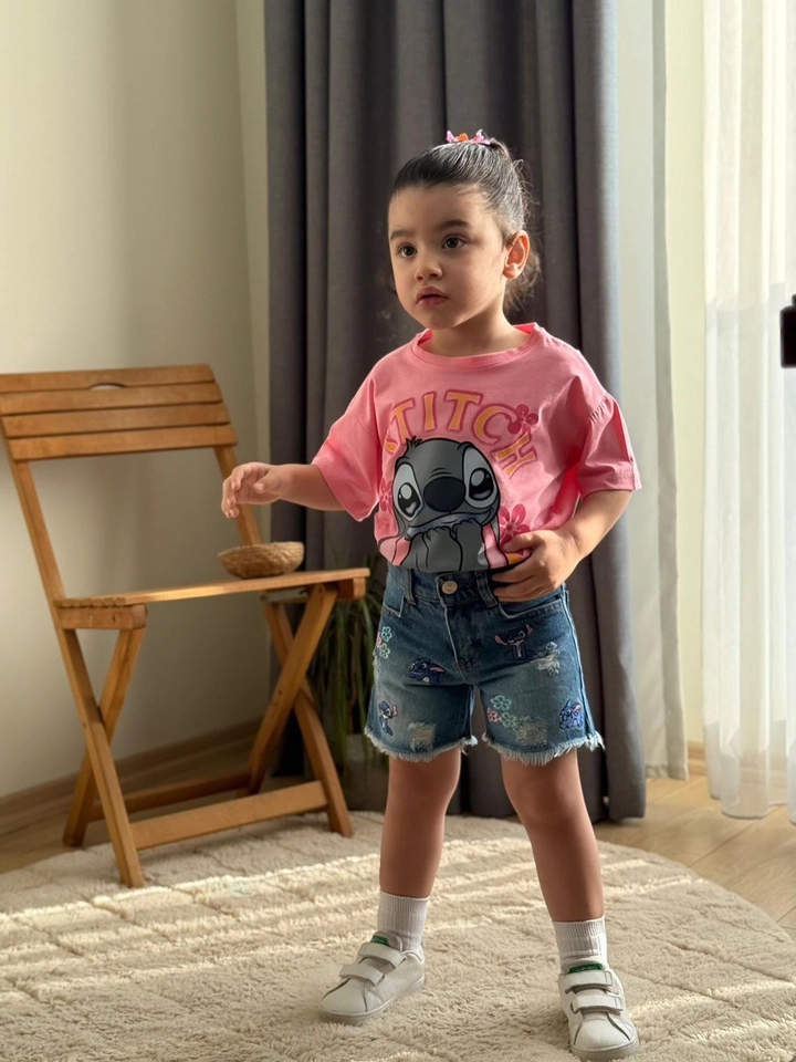 Conjunto verão Stitch jeans  - 3
