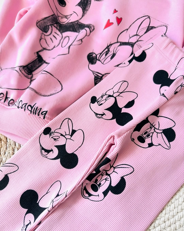 Conjunto inverno Minnie rosa - 5