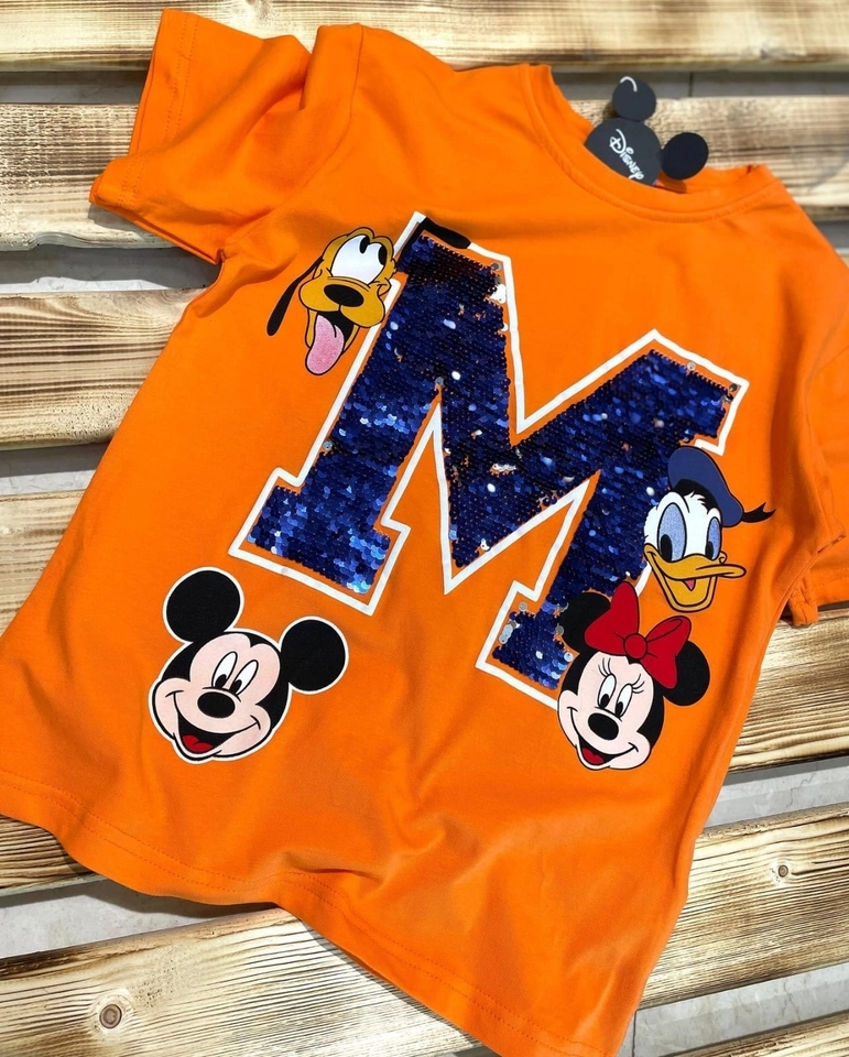Camiseta Mickey Mouse Paetê - 3