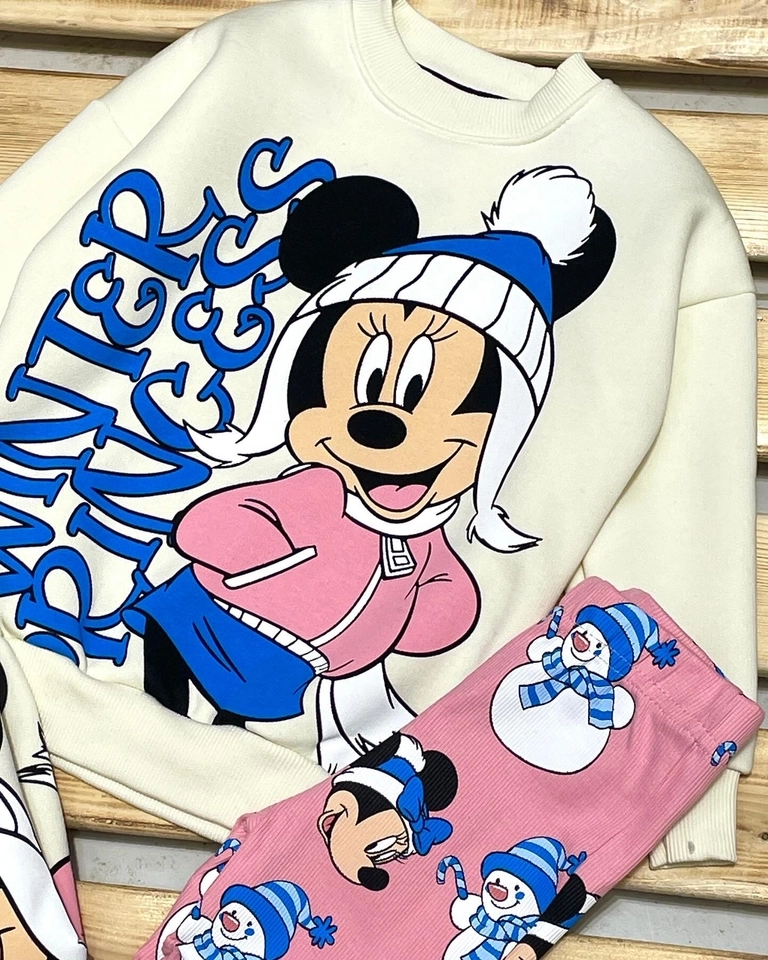 Conjunto Moletom Minnie Da Neve - 4