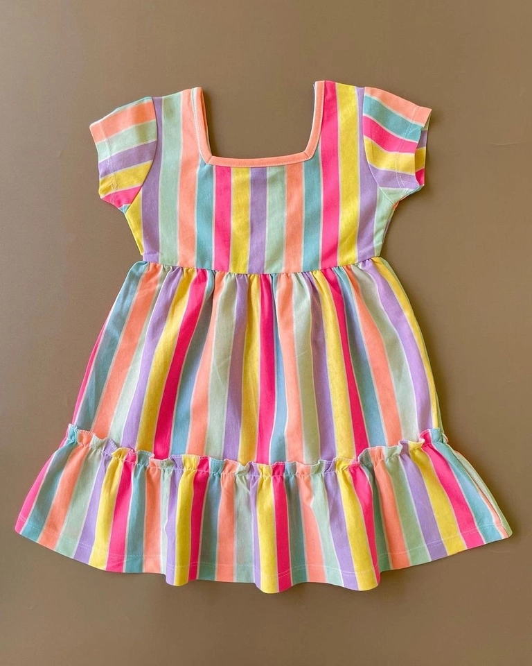 Vestido Balone Arco Iris - 1