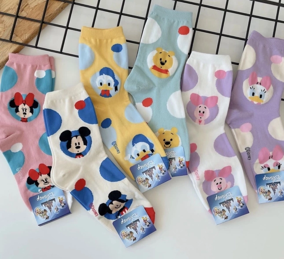 Kit Com 6 Meias Disney  - 1