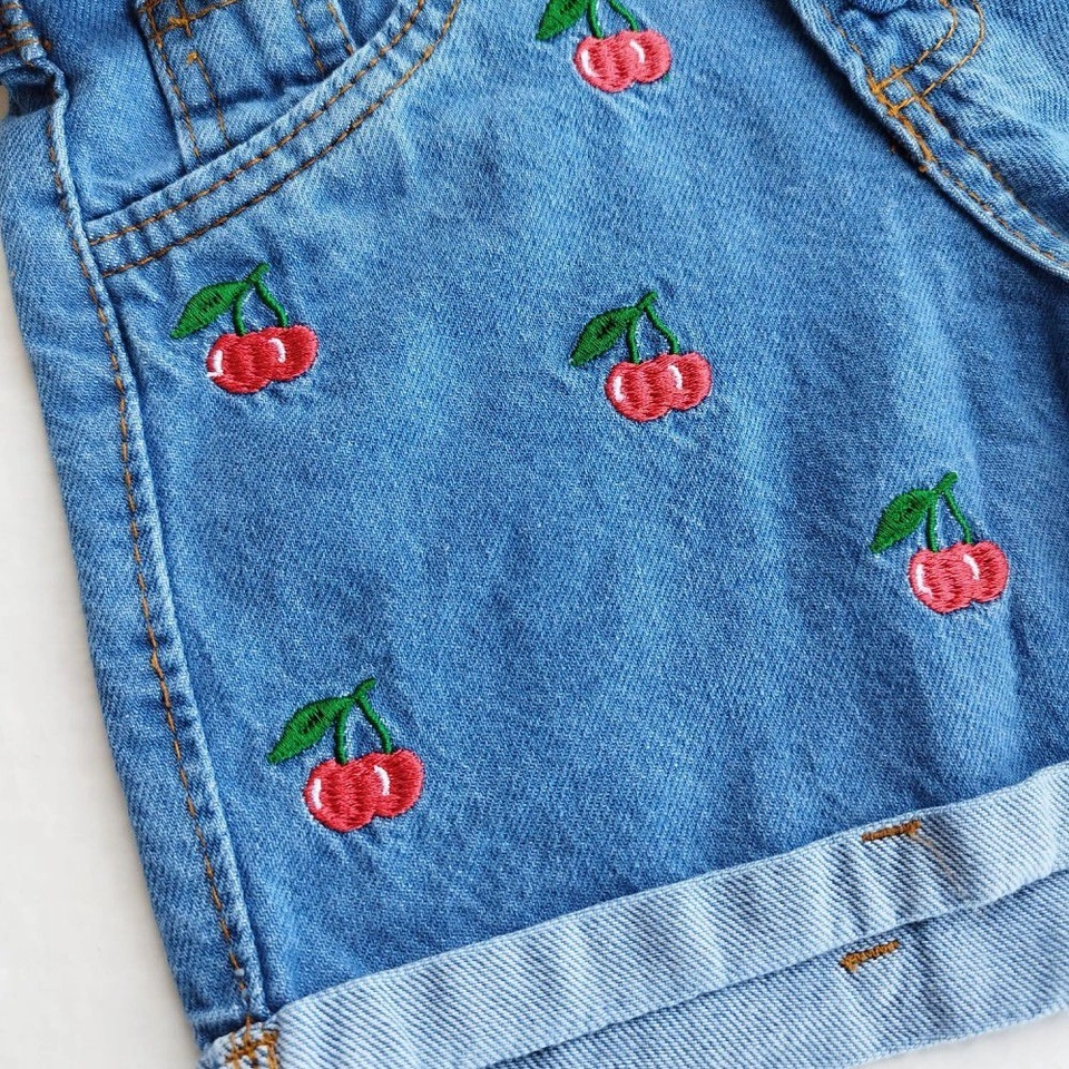 Conjunto Jeans Cereja  - 2