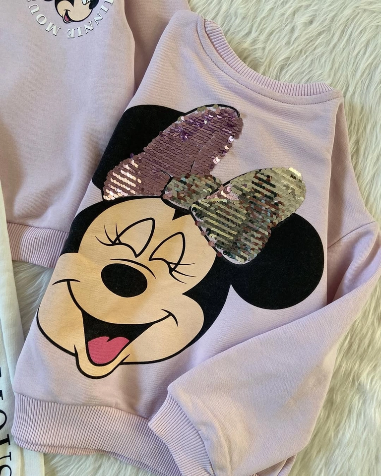 Conjunto moletom Minnie glitter  - 4