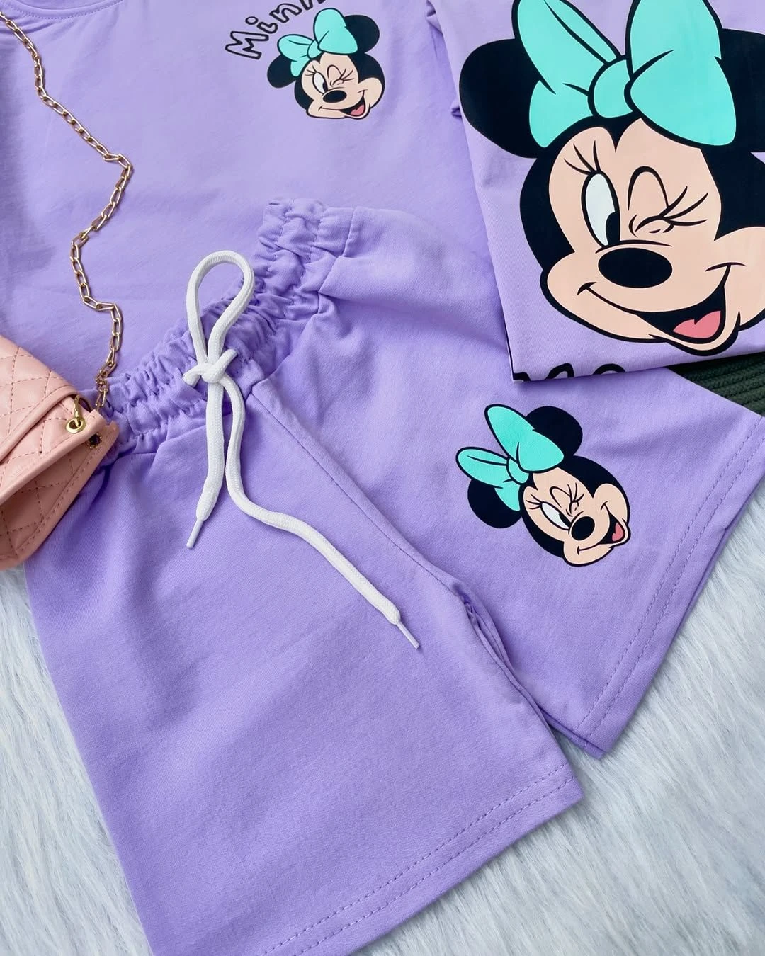 Conjunto Minnie lilás  - 4
