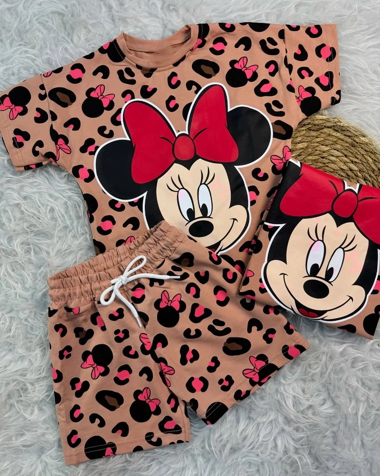 Conjunto Verão Minnie Onça  - 1