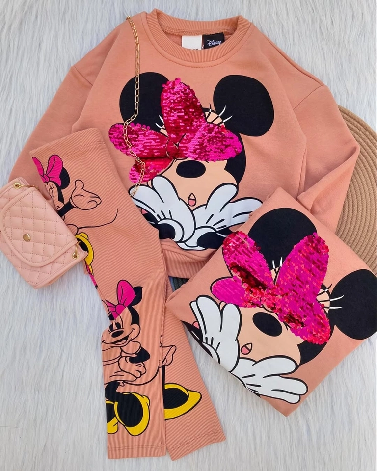 Conjunto Moletom Minnie Menininha  - 1