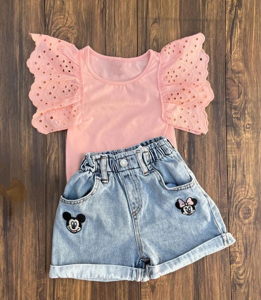 Conjunto Verão Minnie Jeans - 3
