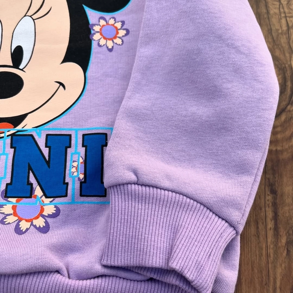 Conjunto Moletom Minnie Lilás  - 2