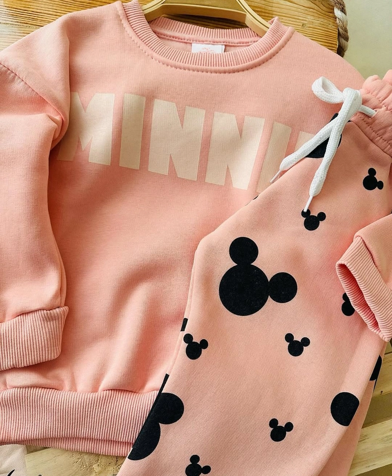 Conjunto moletom Mickey rosinha  - 5
