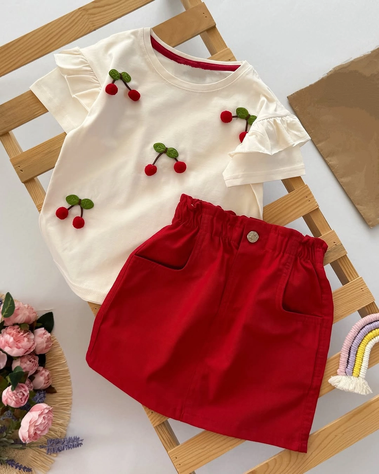 Conjunto de verão cerejinha - 1