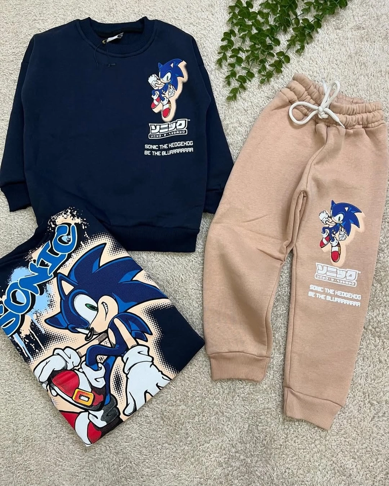 Conjunto moletom Sonic  - 1