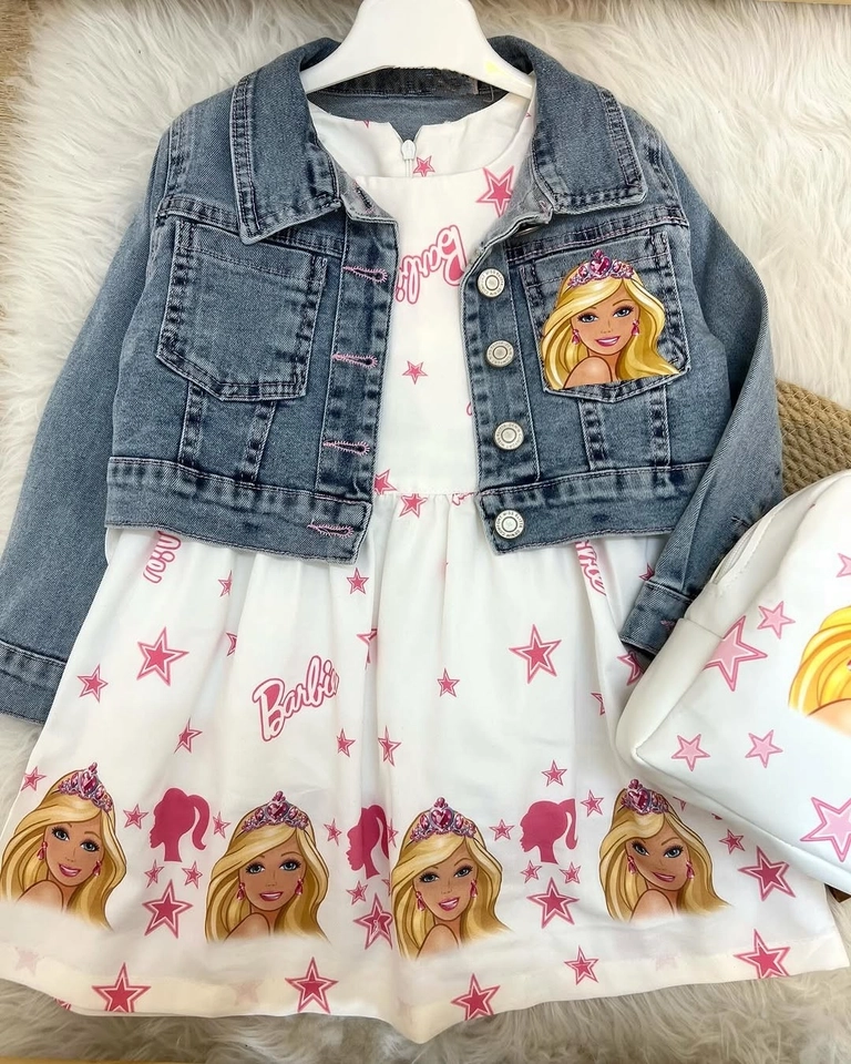 Conjunto Vestido Da Barbie  - 1