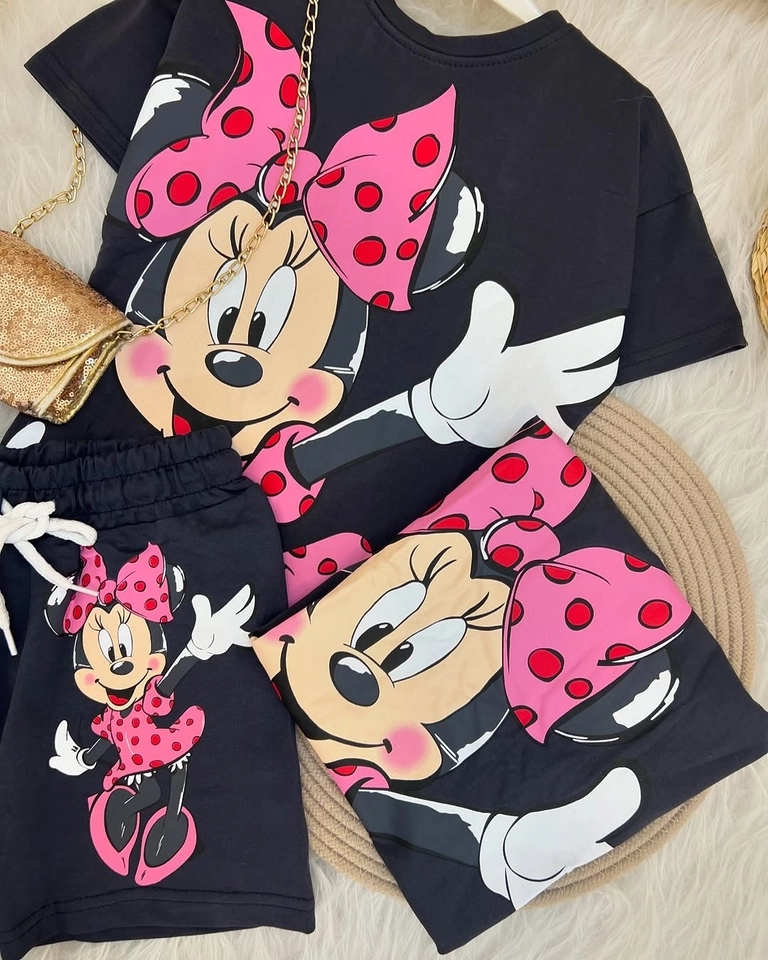 Conjunto Verão Minnie Black  - 2