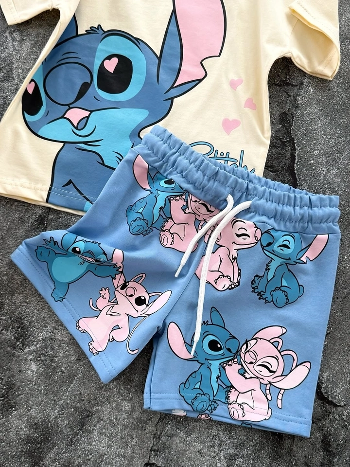 Conjunto Verão Stitch  - 2