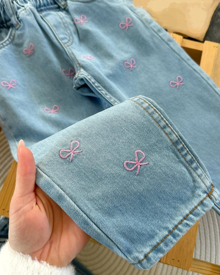 Calça jeans laço  - 3