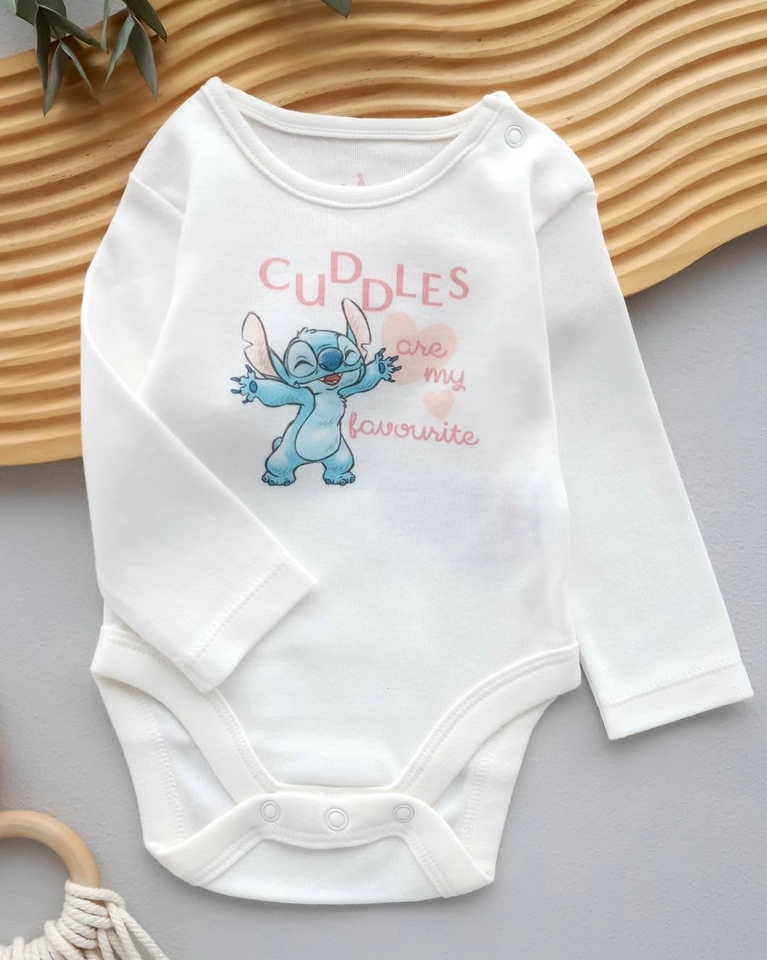 Kit 4 body manga longa Stitch  - 4