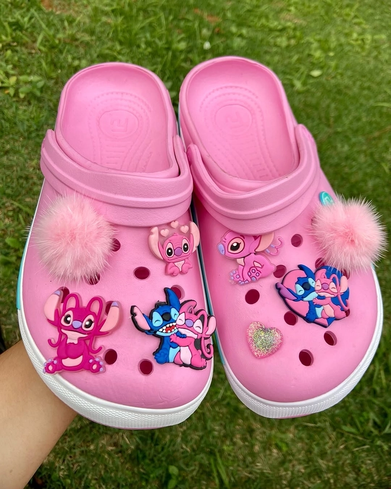 Crocs Stitch Rosa - 1