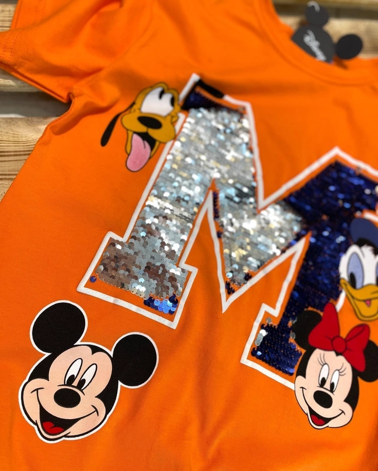 Camiseta Mickey Mouse Paetê - 4