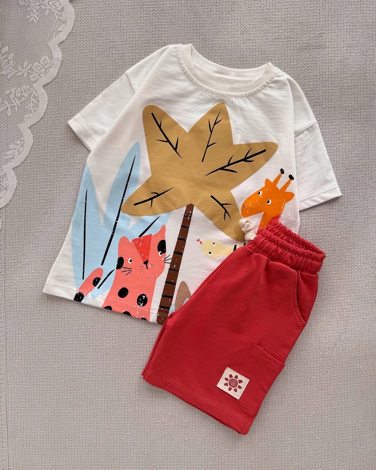 Conjunto verão girafa  - 4