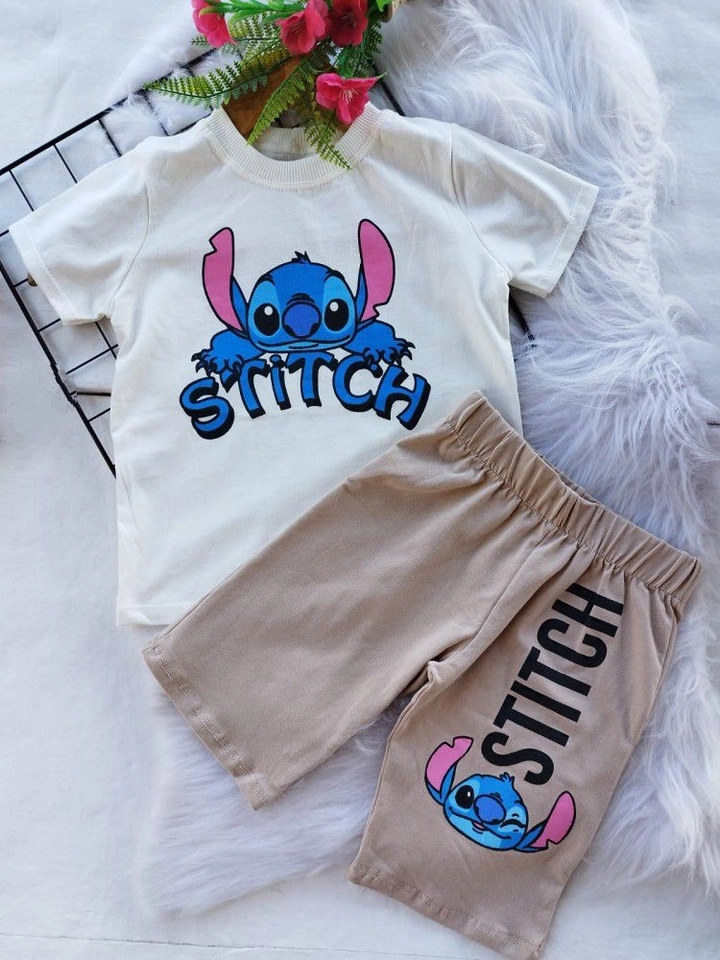 Conjunto Verão Stitch  - 1