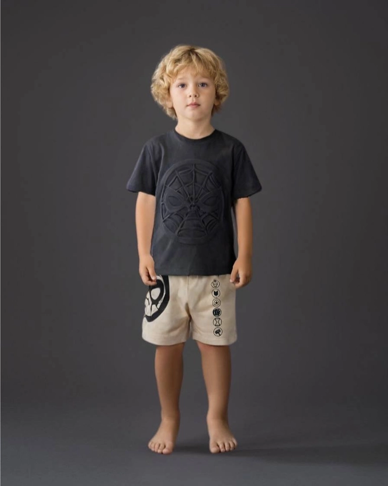 Conjunto Verão Homem Aranha Black  - 4