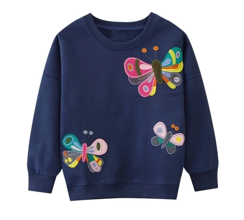 Blusa Moletom Borboleta - 1