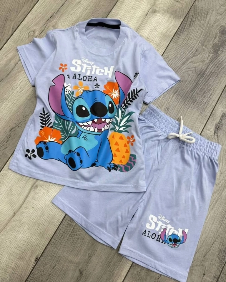 Conjunto Verão Stitch - 2