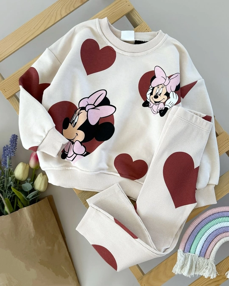 Conjunto Minnie Coração  - 2