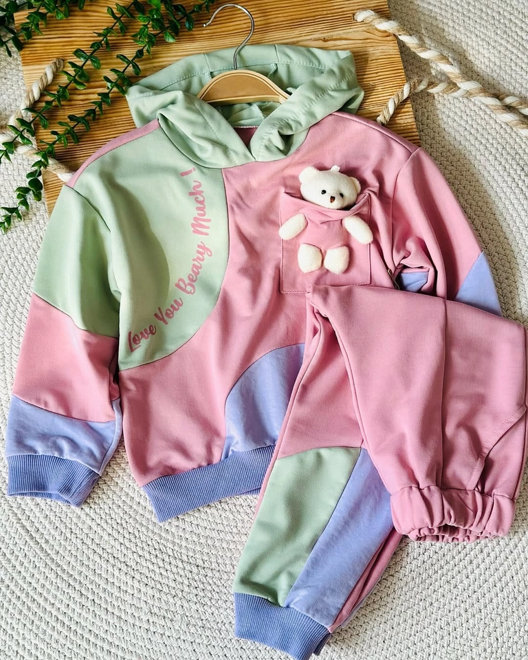 Conjunto moletom ursinho  - 1