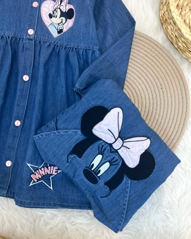 Vestido Jeans Minnie  - 2