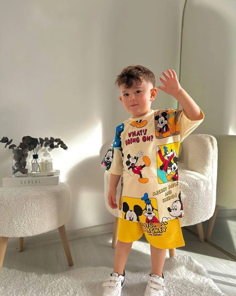 Conjunto Verão Mickey Amarelo  - 2