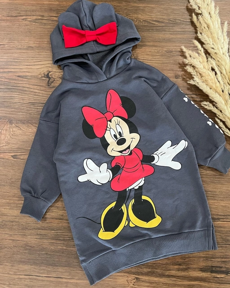 Vestido Moletom Minnie  - 5