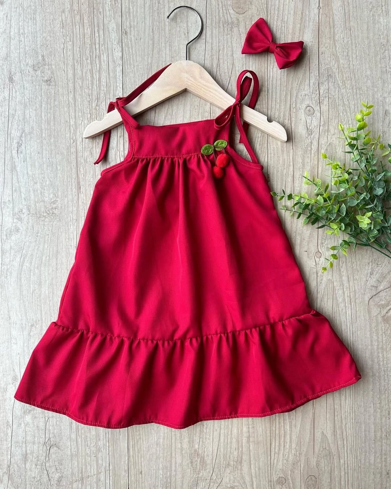 Vestido cereja  - 1