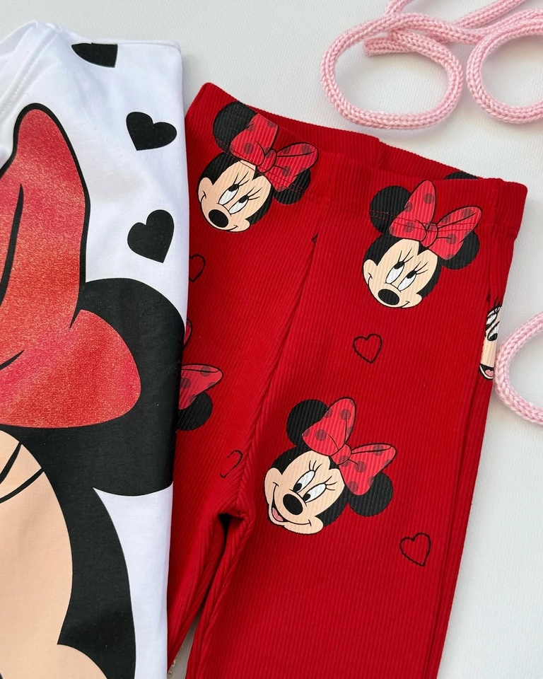 Conjunto verão Minnie red - 2