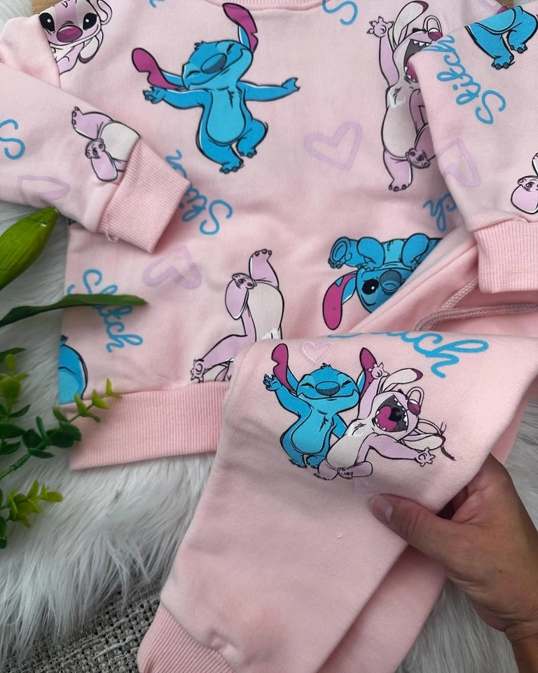 Conjunto moletom Stitch  - 2