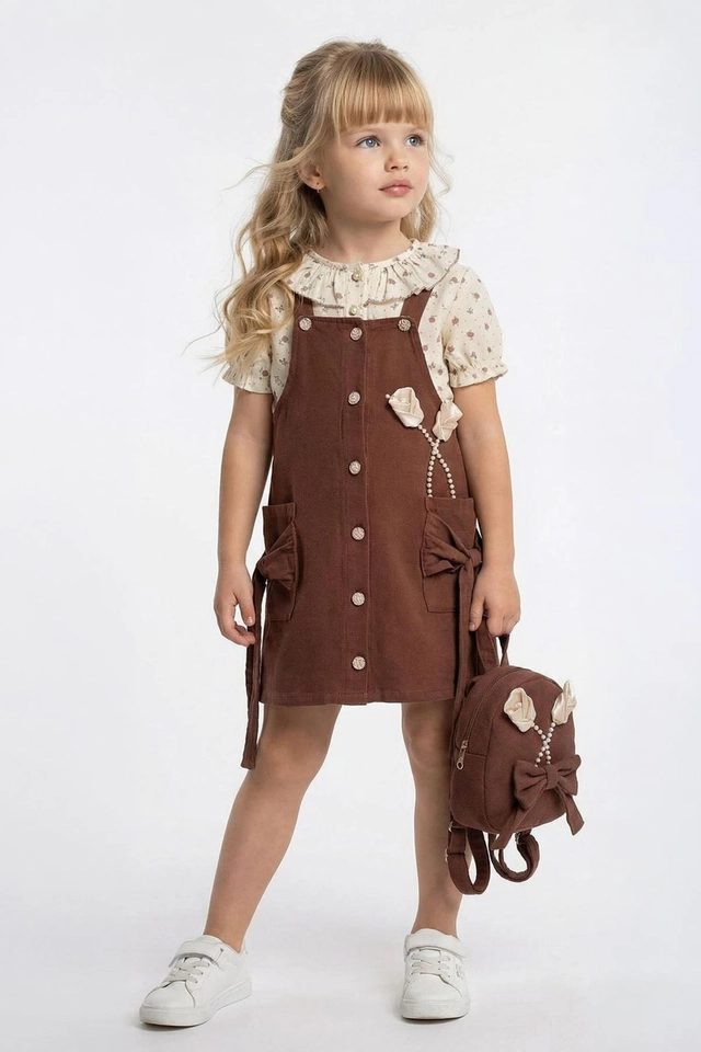 Kit vestido floral+ bolsa  - 4