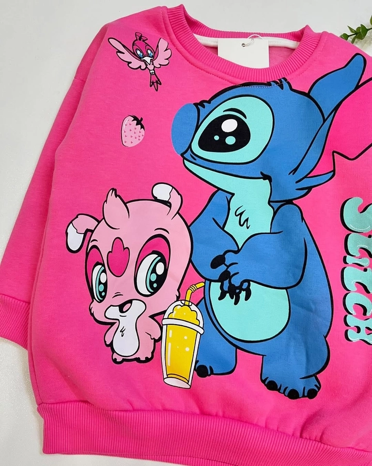 Conjunto Moletom Stitch Pink - 7