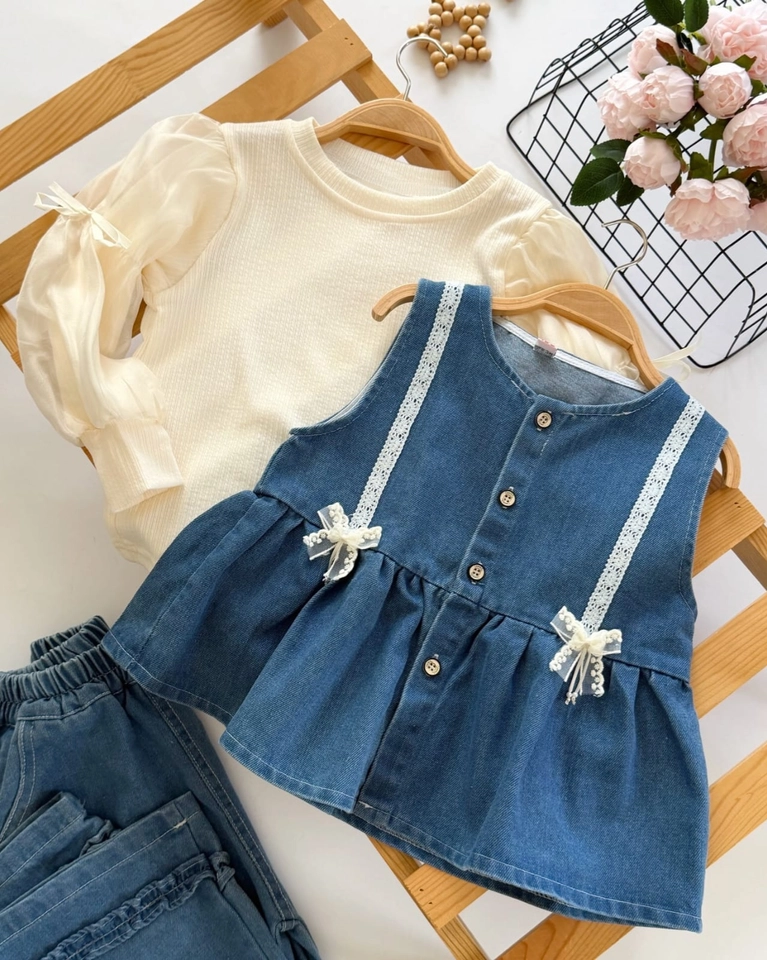 Conjunto Jeans Frutado - 6