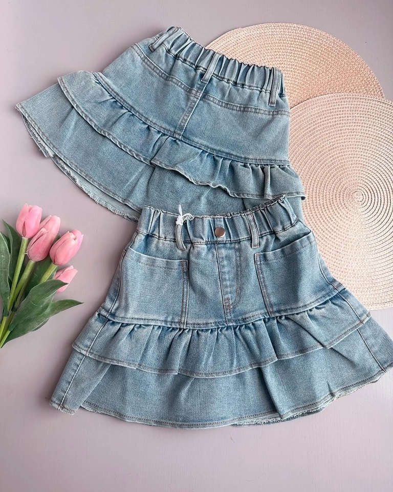 Short Saia Cirandinha 
