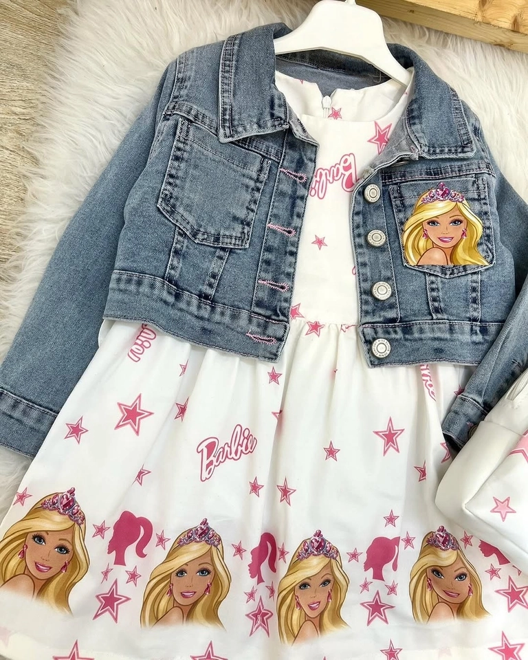 Conjunto Vestido Da Barbie  - 3