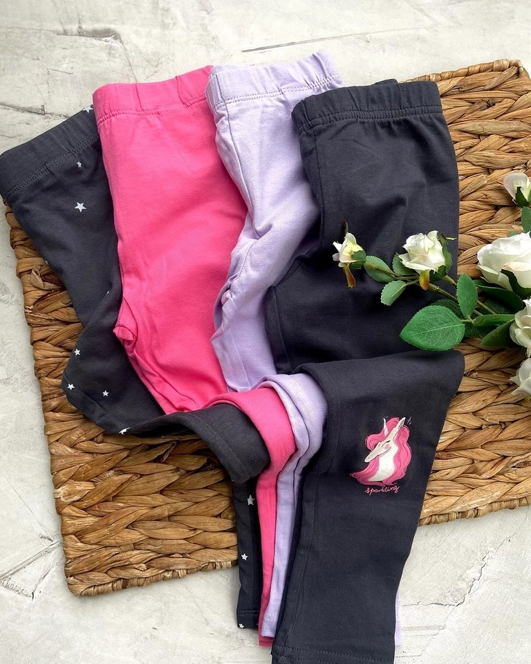 Kit Com 4 Calça Legging Menininha  - 1