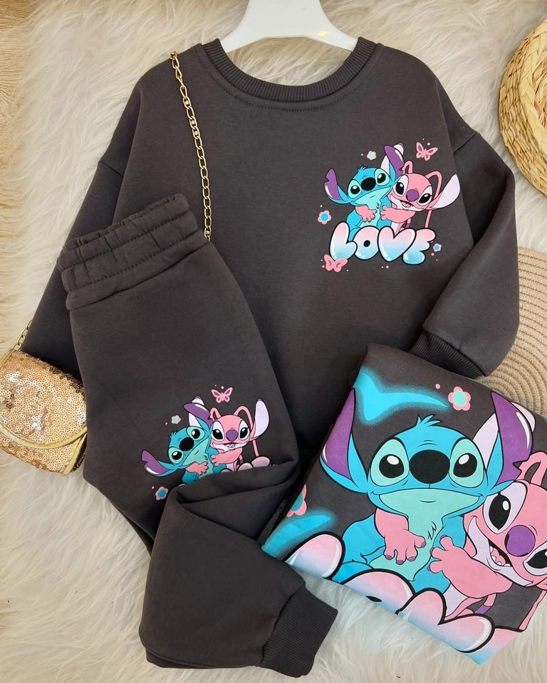Conjunto Moletom Stitch Casal - 1