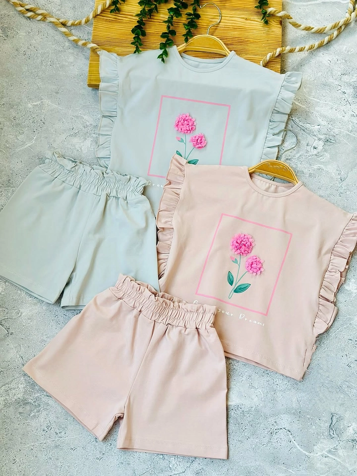 Conjunto verão Rosa  - 1