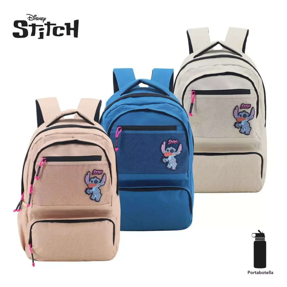 Mochila escolar de costas Stitch  - 1